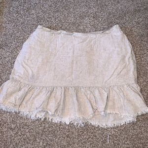 Women’s tan skirt